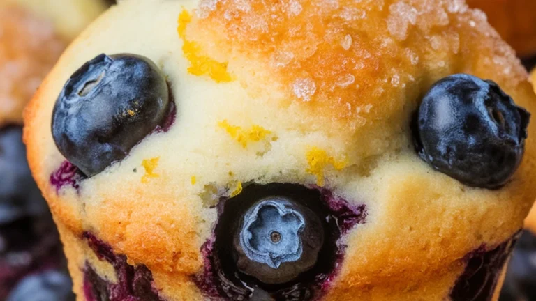 Buttermilk Blueberry Muffins Recipe - The Best Ever! - Featured