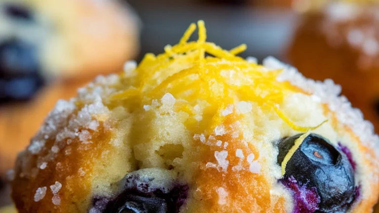 Buttermilk Blueberry Muffins Recipe - The Best Ever! - Featured