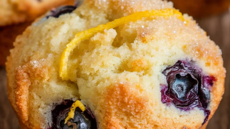 Buttermilk Blueberry Muffins Recipe - The Best Ever! - Featured