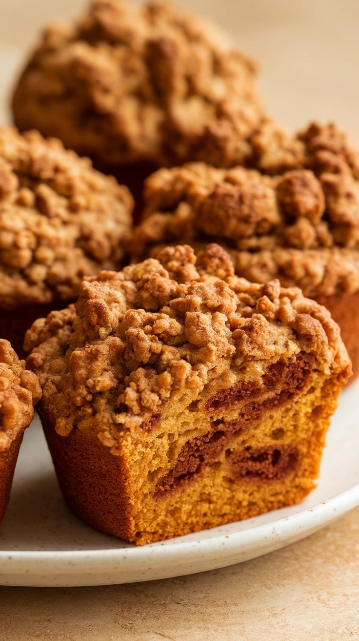 Chai Latte Muffins with Chai Spiced Streusel