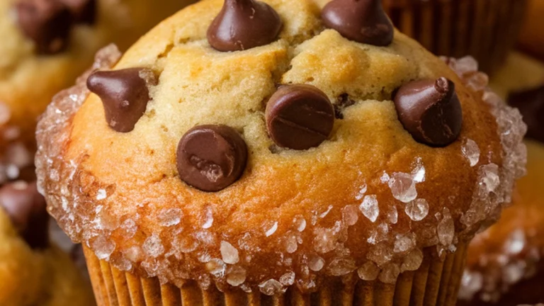 Chocolate Chip Muffins - Featured
