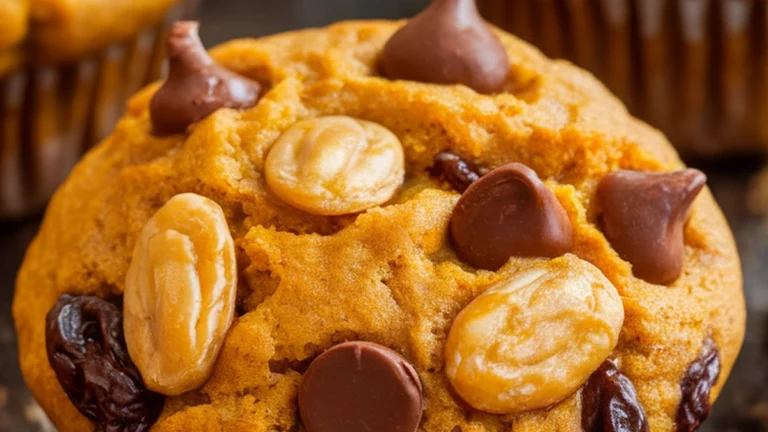 Chocolate Chip Pumpkin Muffins - Featured