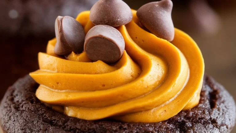 Chocolate Pumpkin Cheesecake Muffins - Featured