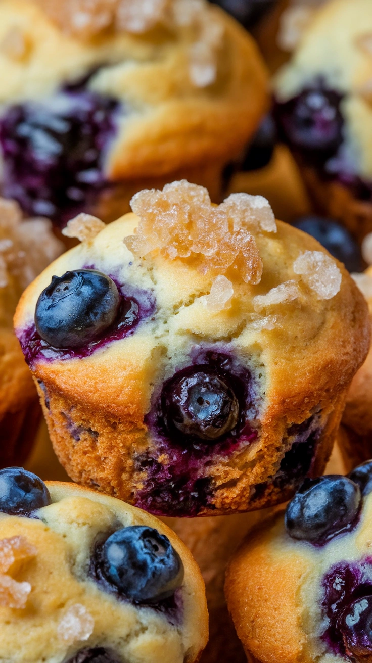 Classic Moist Blueberry Muffins