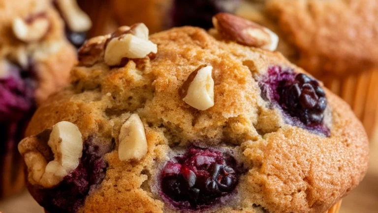 Coconut Flour Banana Muffins - Featured