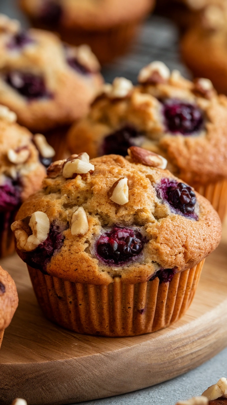 Coconut Flour Banana Muffins
