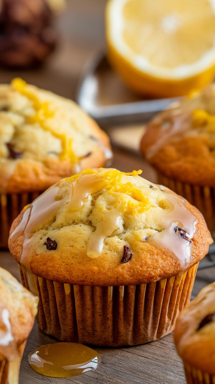 Earl Grey, Lemon, and Honey Breakfast Muffins
