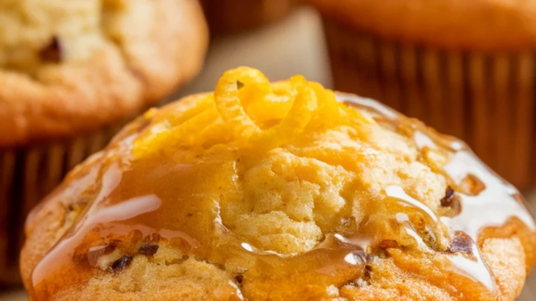 Earl Grey, Lemon, and Honey Breakfast Muffins - Featured