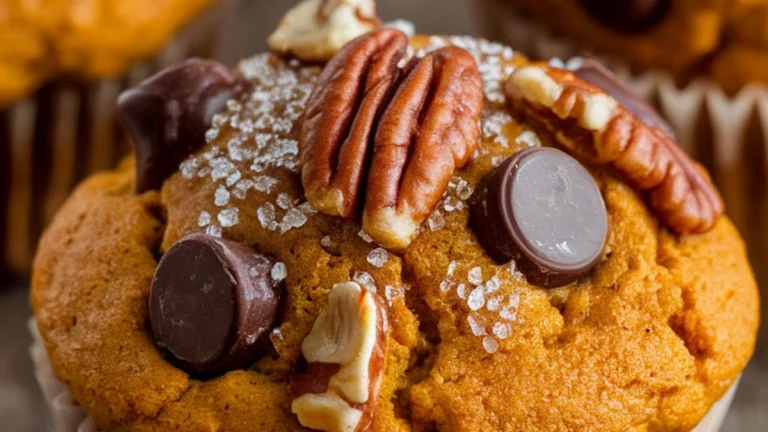 Easy 3-Ingredients Pumpkin Muffins Recipe - Featured
