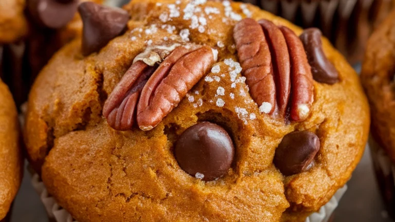 Easy 3-Ingredients Pumpkin Muffins Recipe - Featured