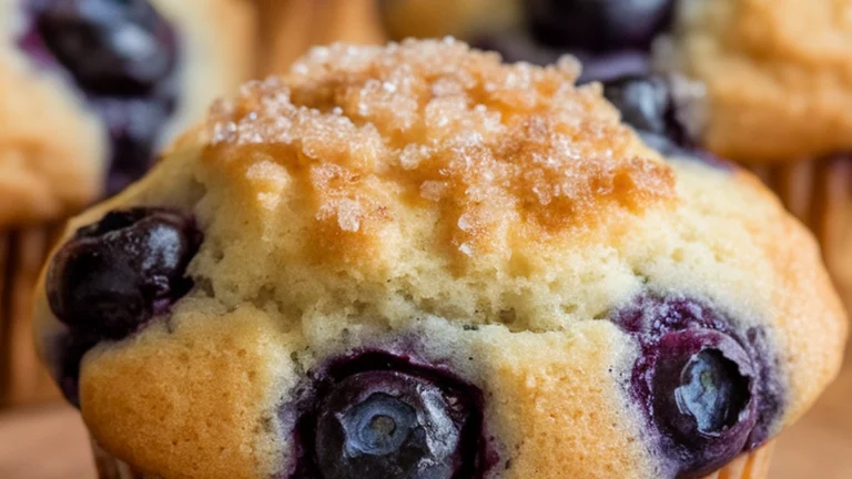 Healthy Blueberry Muffins - Featured