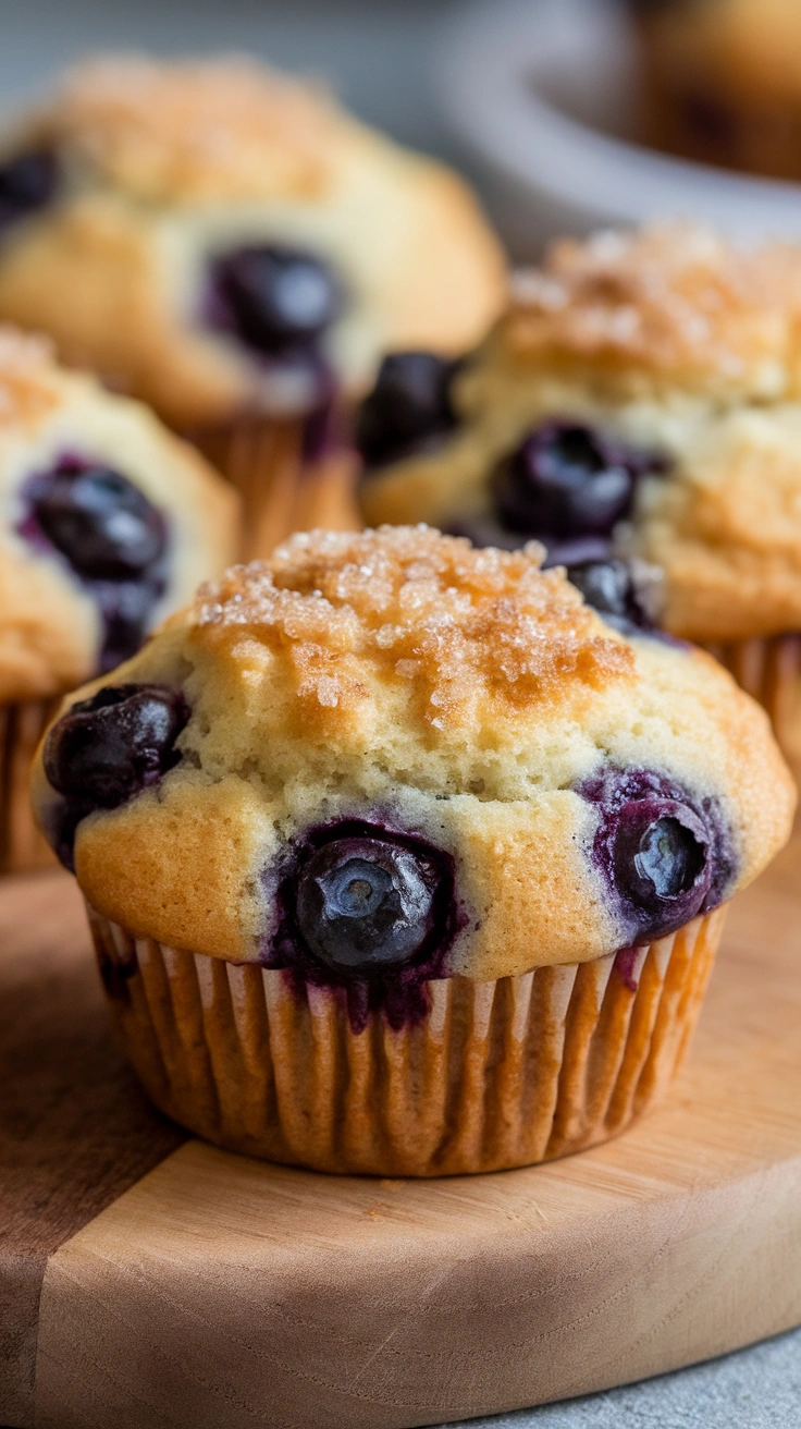 Healthy Blueberry Muffins