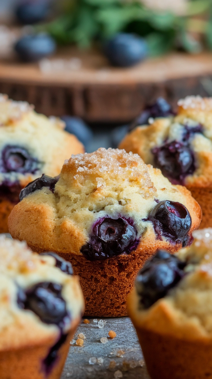 Healthy Blueberry Muffins