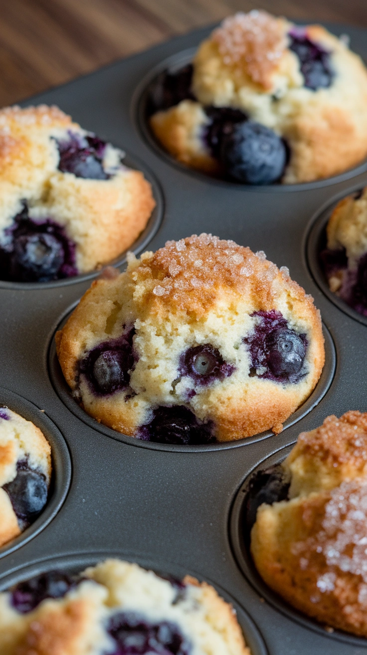 Healthy Blueberry Muffins