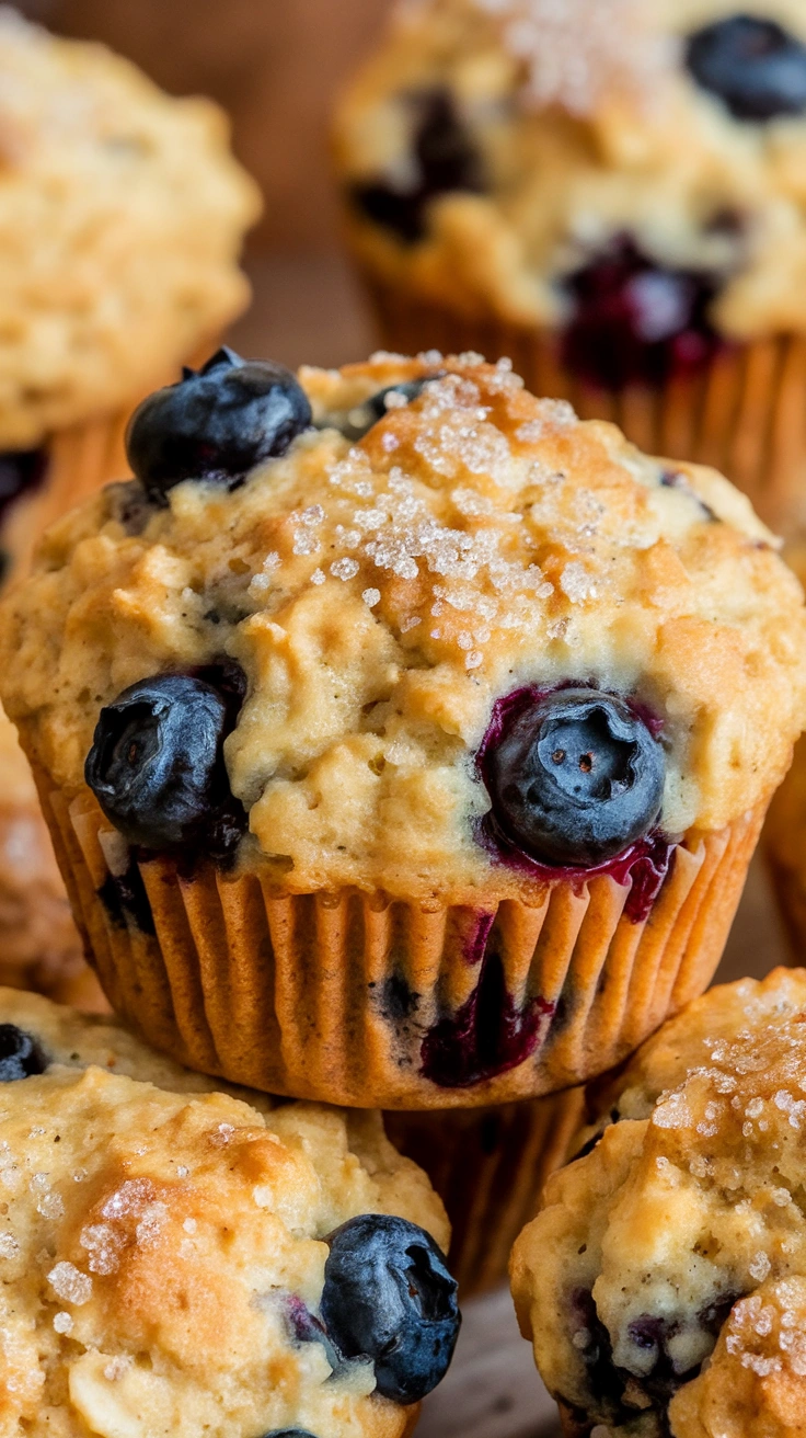 Healthy Blueberry Muffins