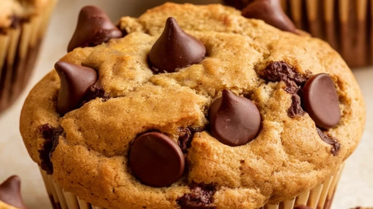 Keto Chocolate Chip Muffins - Featured