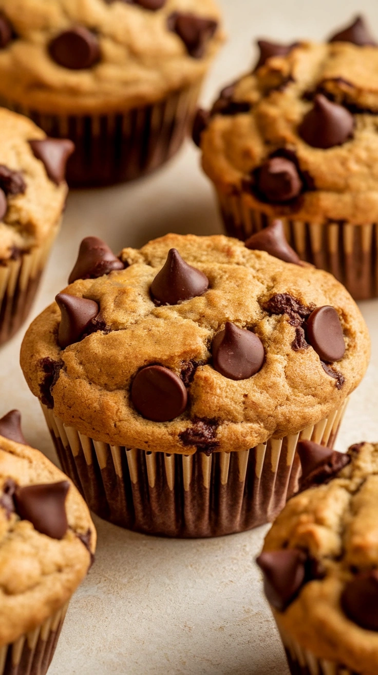 Keto Chocolate Chip Muffins