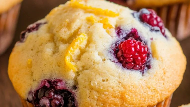 Keto Lemon Muffins - Featured