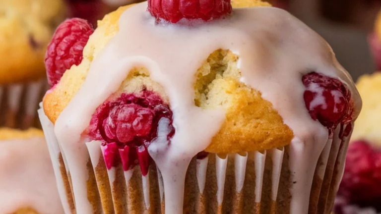 Keto Raspberry Muffins - Featured