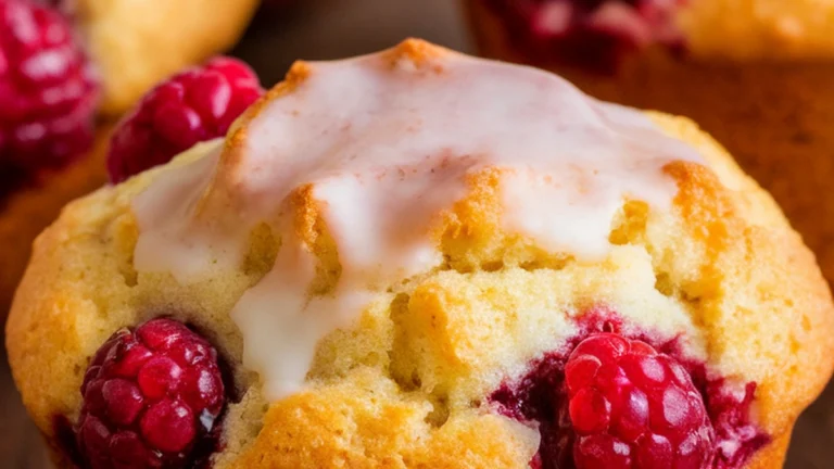 Keto Raspberry Muffins - Featured