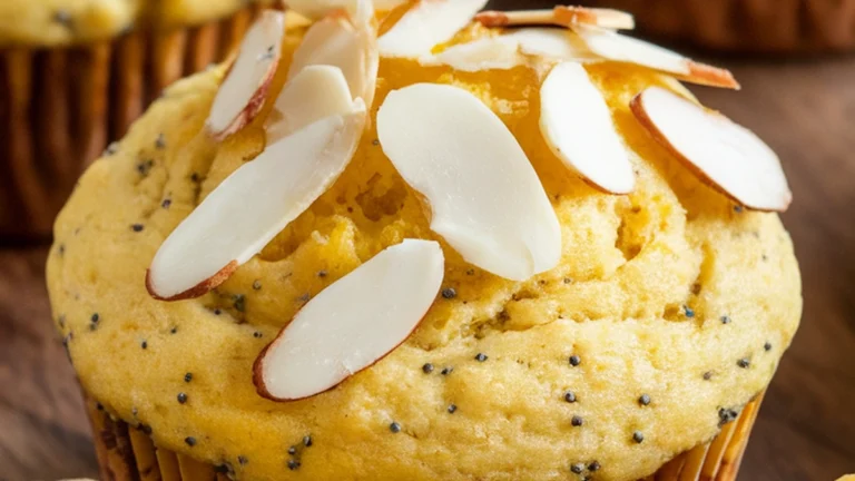 Lemon Almond Poppy Seed Muffins - Featured