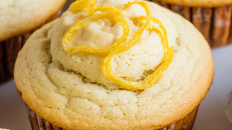 Lemon Muffins - Featured