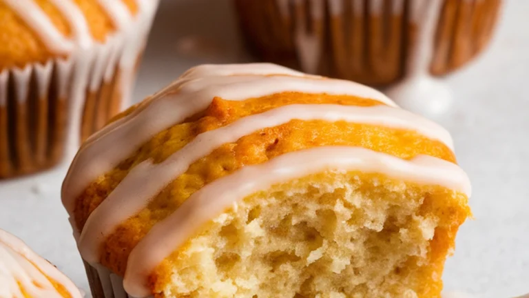 Lemon Pound Cake Muffins - Featured