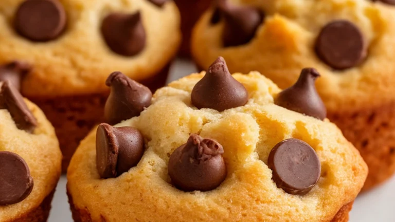 Mini Banana Muffins - Featured