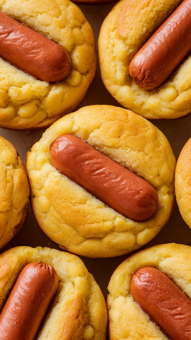 Mini Corn Dog Muffins