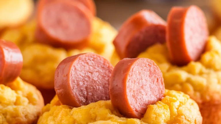 Mini Corn Dog Muffins - Featured