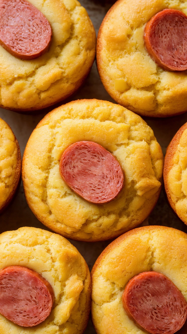Mini Corn Dog Muffins