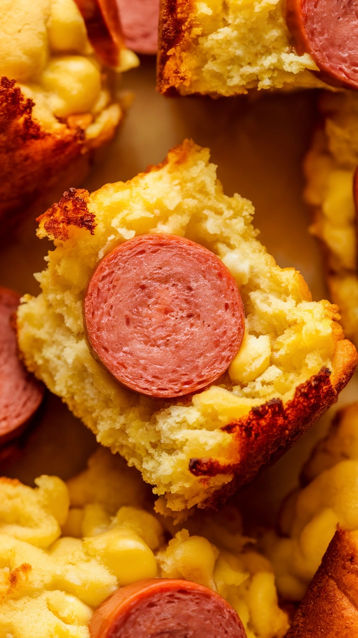 Mini Corn Dog Muffins