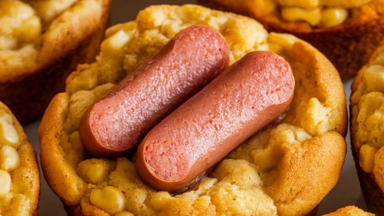 Mini Corn Dog Muffins - Featured