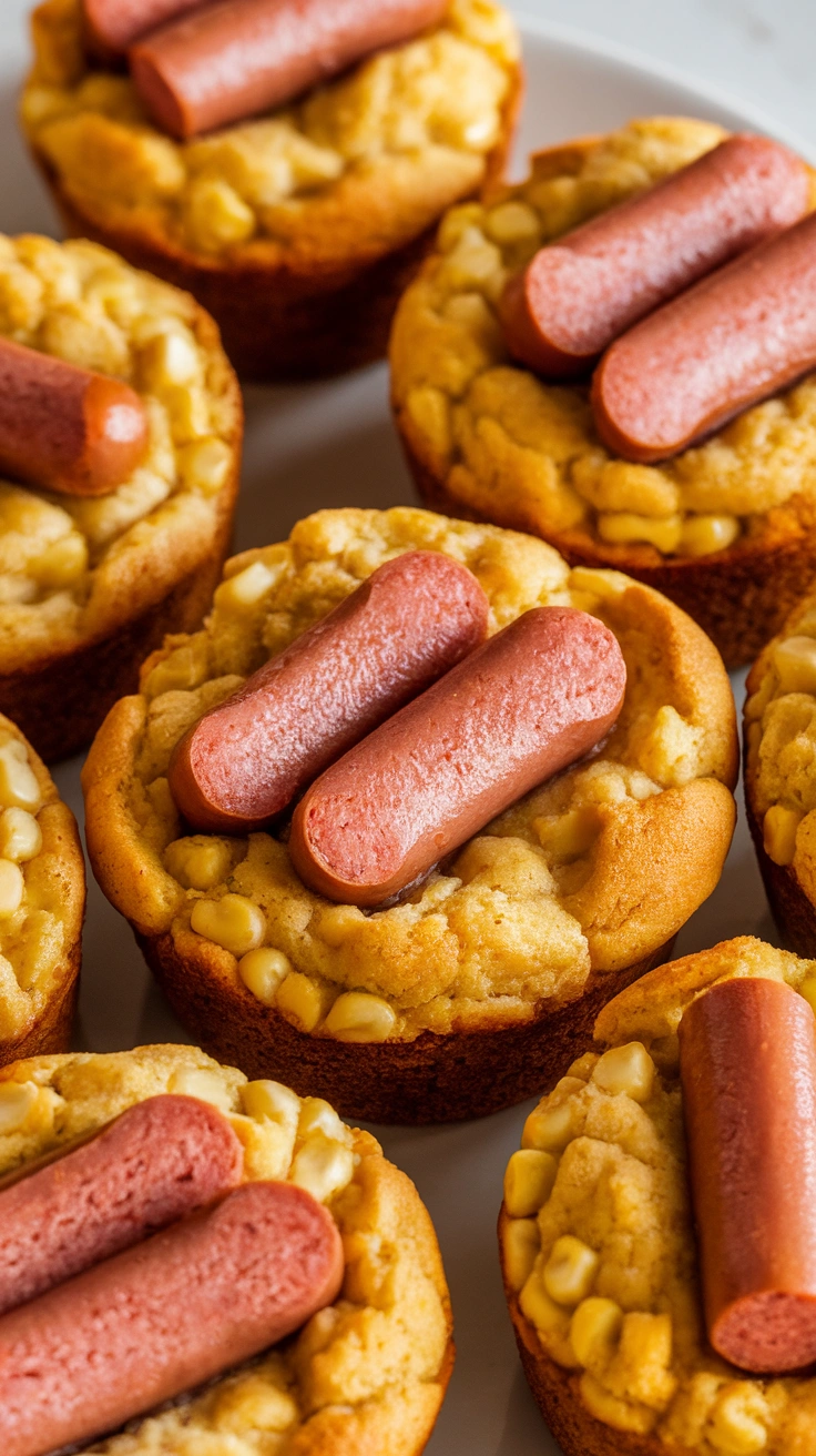 Mini Corn Dog Muffins