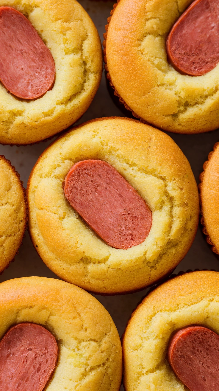 Mini Corn Dog Muffins Recipe