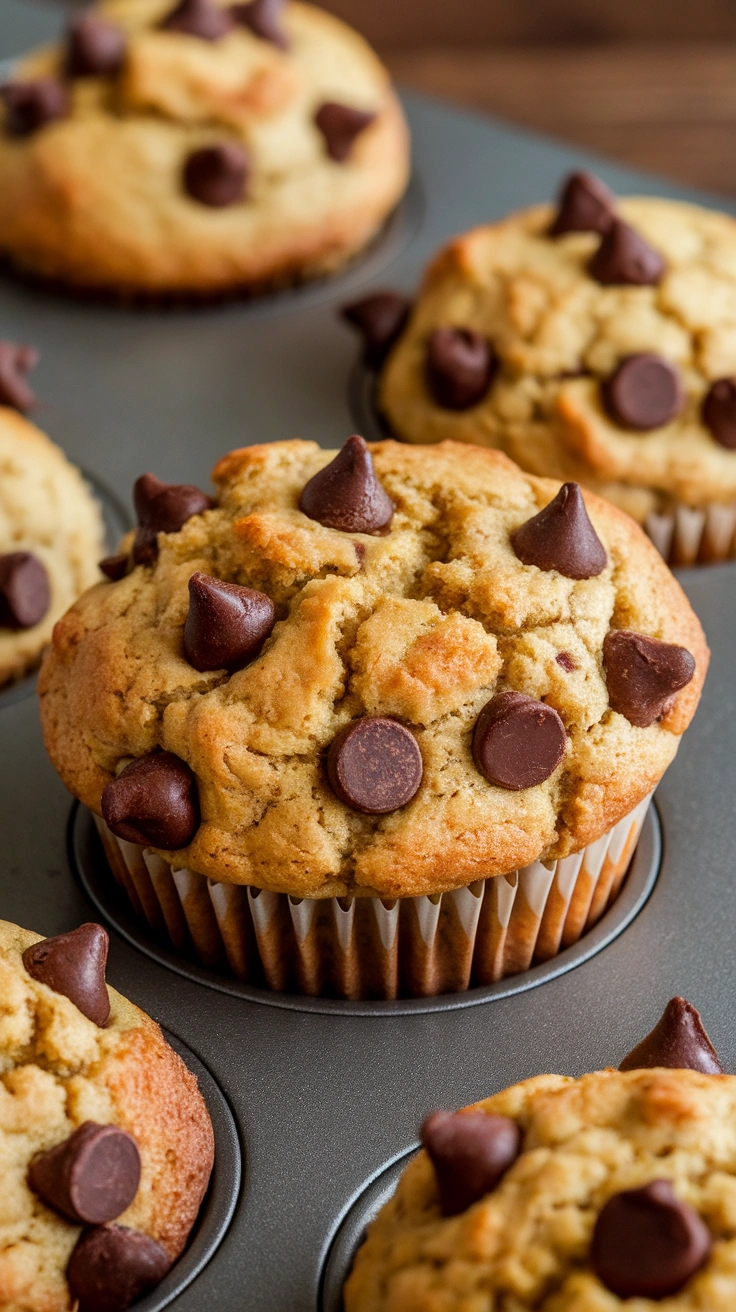 Pancake Mix Chocolate Chip Muffins