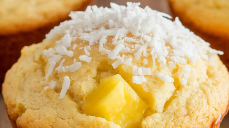 Pineapple Coconut Muffins - Featured
