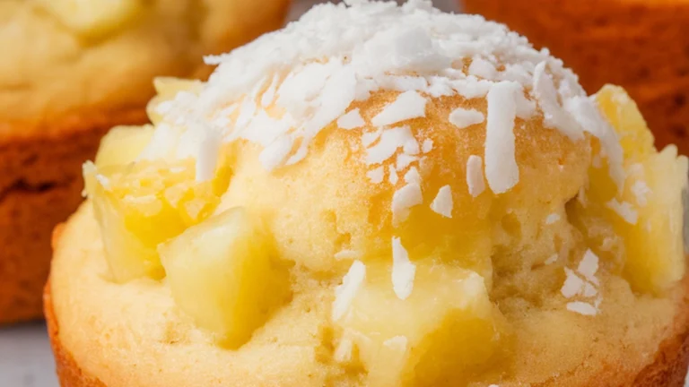 Pineapple Coconut Muffins - Featured