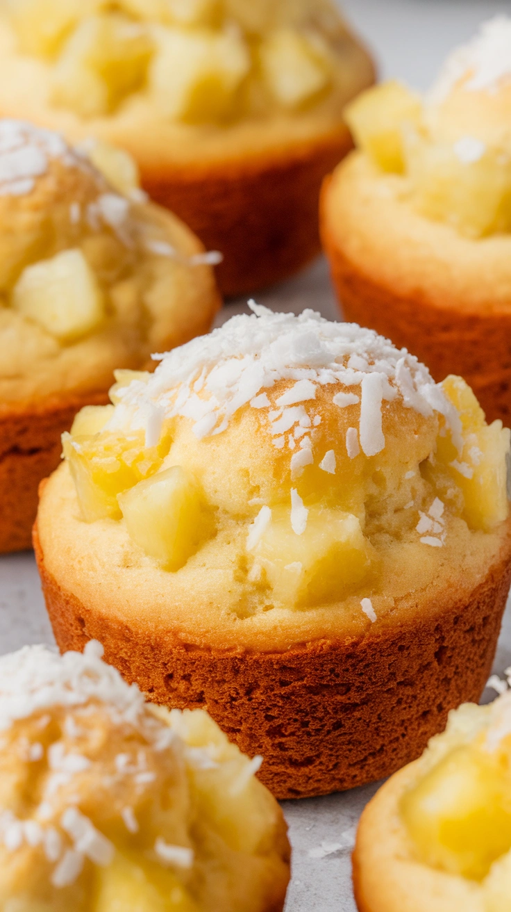 Pineapple Coconut Muffins