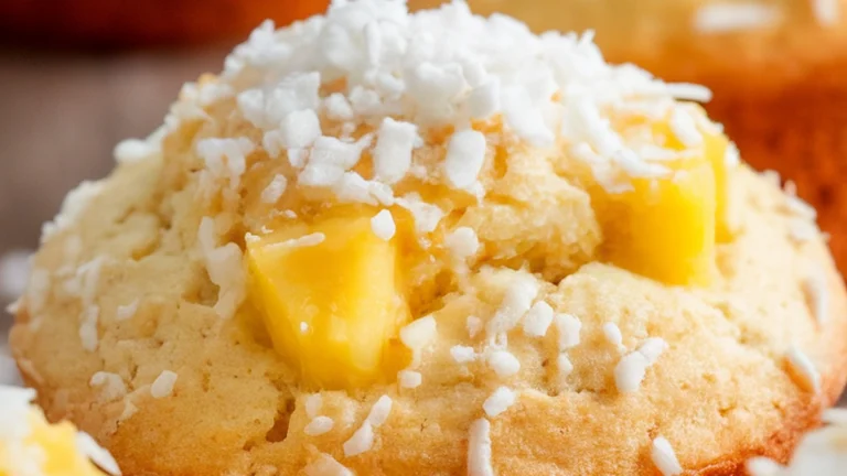 Pineapple Coconut Muffins - Featured