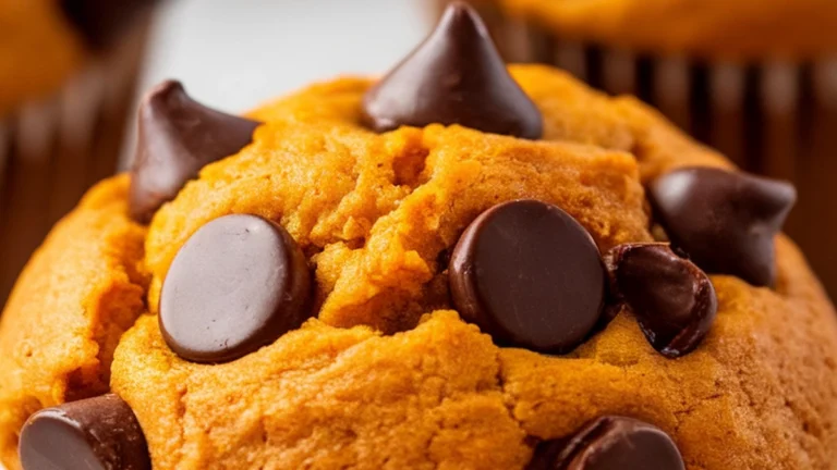 Pumpkin Chocolate Chip Muffins - Featured