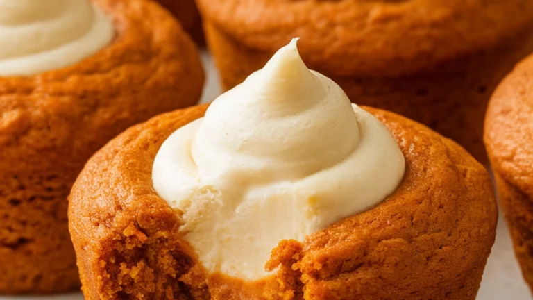 Pumpkin Cream Cheese Muffins (Starbucks Copycat) - Featured