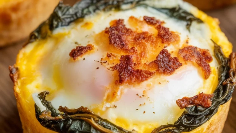 Quiche Florentine Egg Muffins - Featured