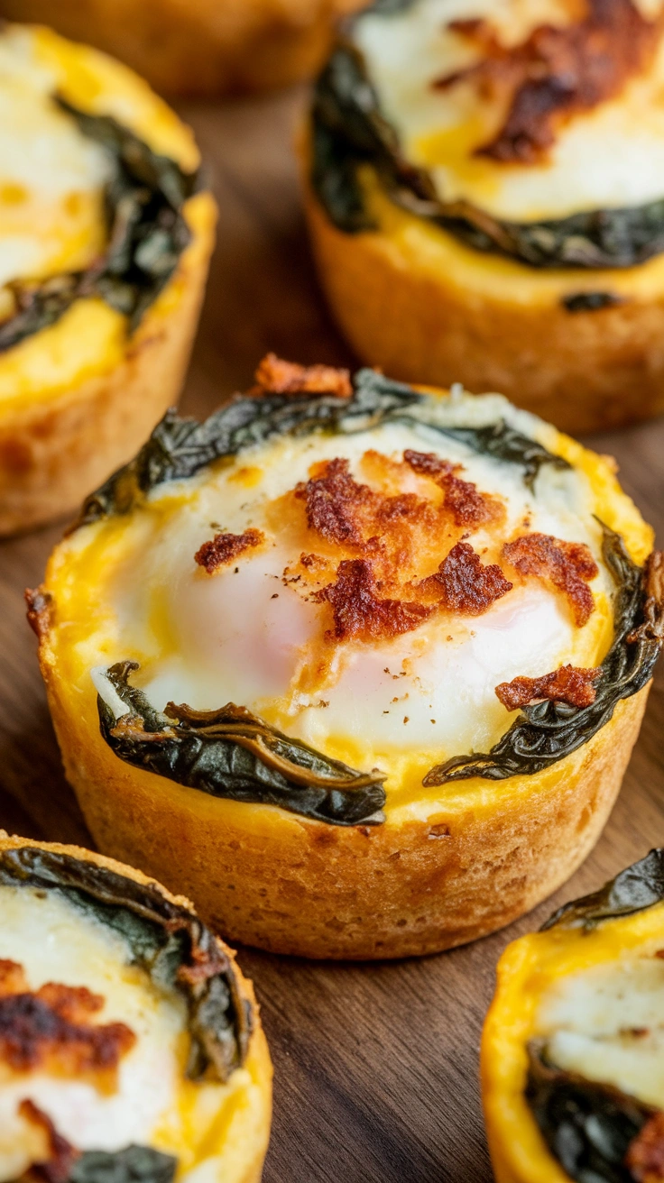 Quiche Florentine Egg Muffins