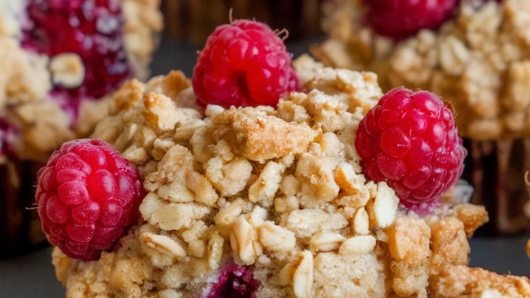 Raspberry Streusel Muffins - Featured