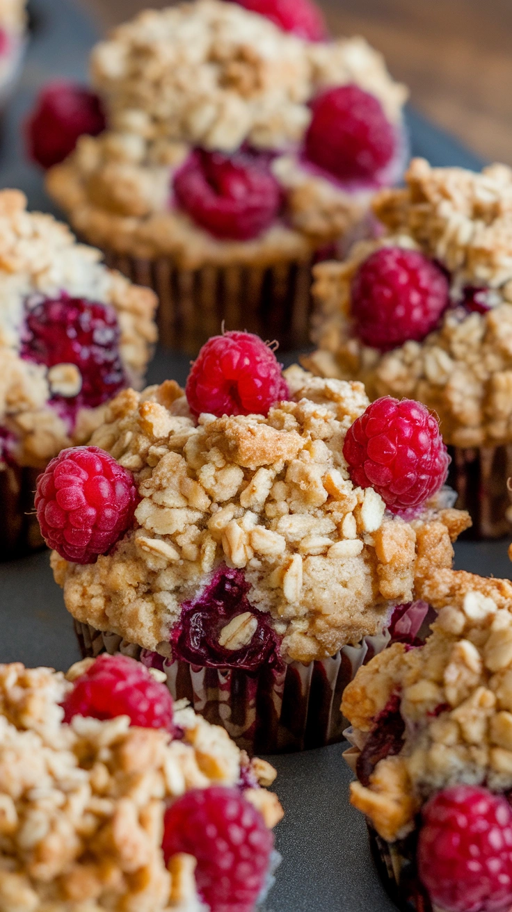 Raspberry Streusel Muffins