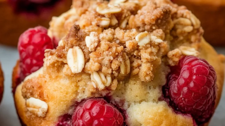 Raspberry Streusel Muffins - Featured