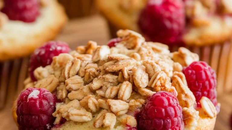 Raspberry Streusel Muffins - Featured