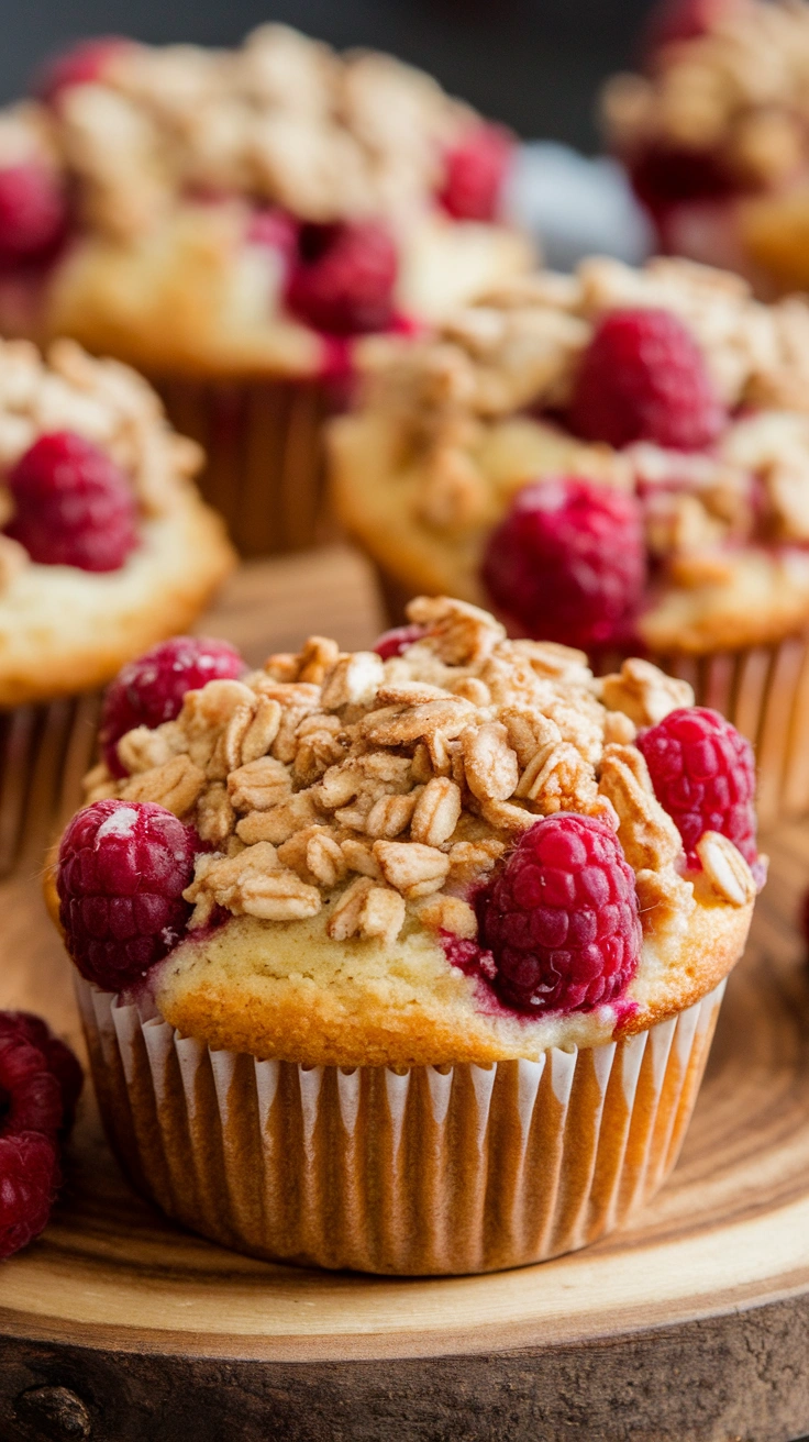 Raspberry Streusel Muffins