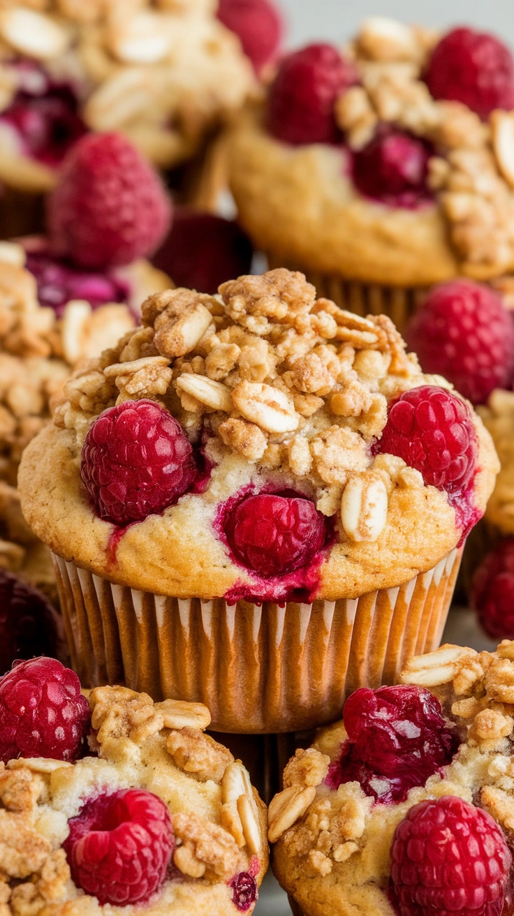 Raspberry Streusel Muffins